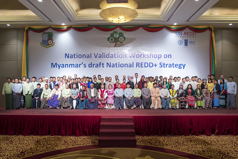 Participants at the “National Validation Workshop”  in Nay Pyi Taw, Myanmar. 
