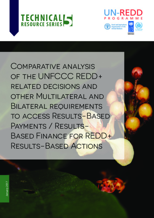 Technical Resource Series 5: Comparative analysis of the UNFCCC REDD+ ...