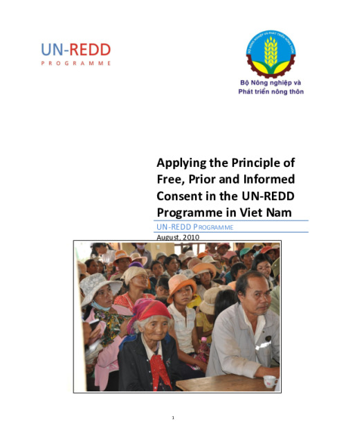 Report on Applying FPIC in the UN-REDD Programme in Viet Nam | UNREDD ...