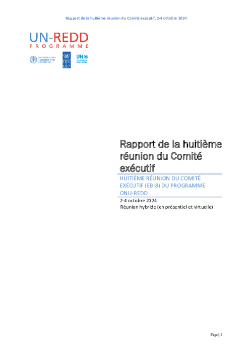 2024 | UNREDD Programme