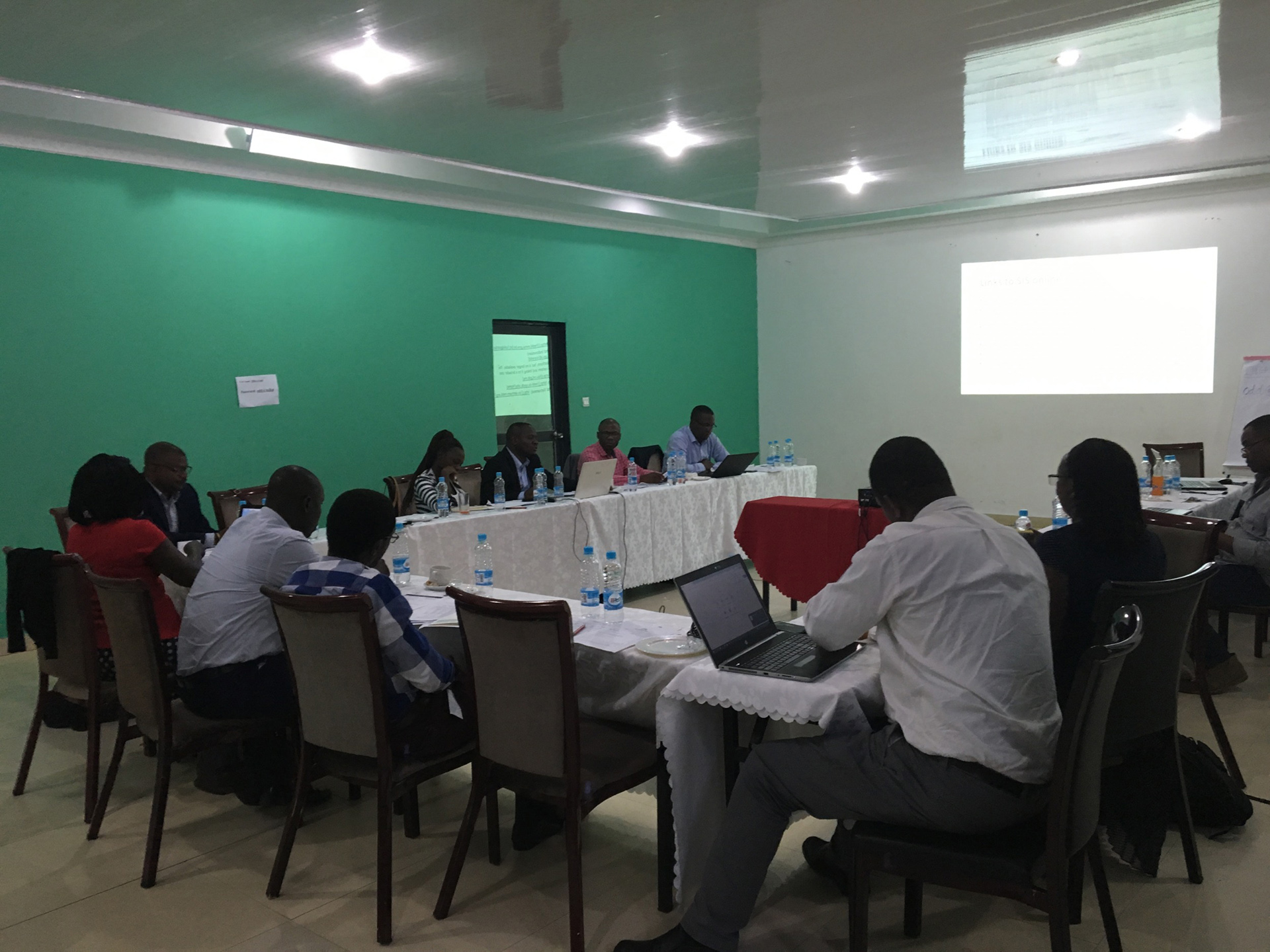 A meeting of the National Safeguards Technical Working Group of Zambia