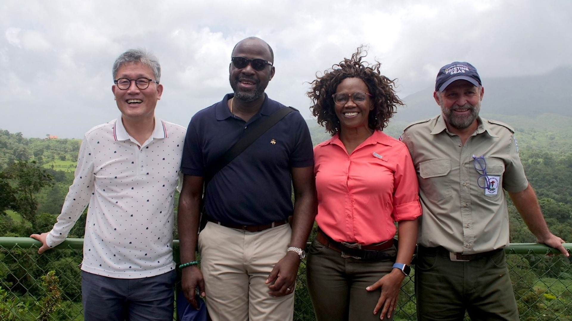 Mr. Kim Jae-Hyun, Minister Korea Forest Service, Alain-Richard Donwahi, Minister of Water and Forests, Côte d'Ivoire, Epsy Campbell Barr, Vice-President, Costa Rica and Carlos Manuel Rodriguez, Minister of Environment and Energy, Costa Rica