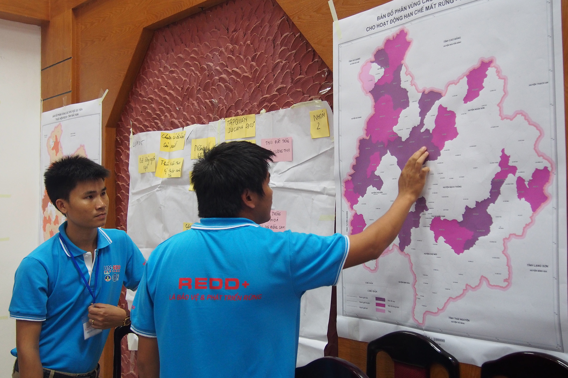 Using maps to plan REDD+ interventions in Bac Kanh Province