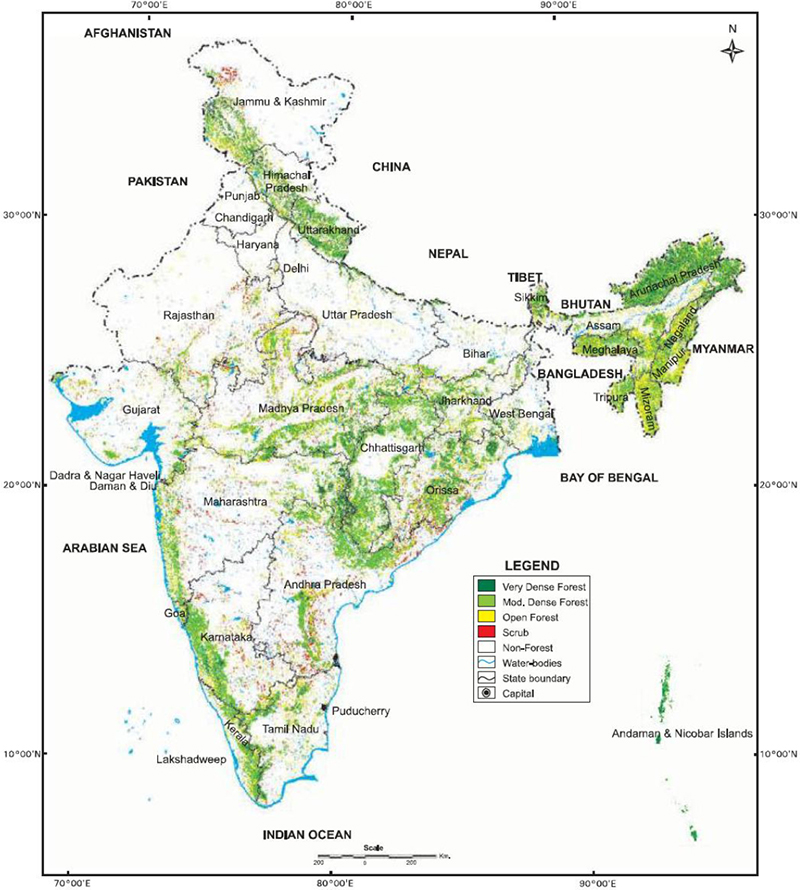FOREST COVER OF INDIA